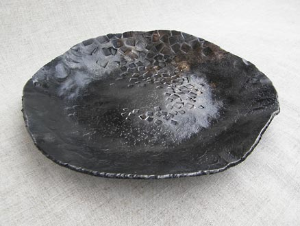 Geometric Design Textured Dish