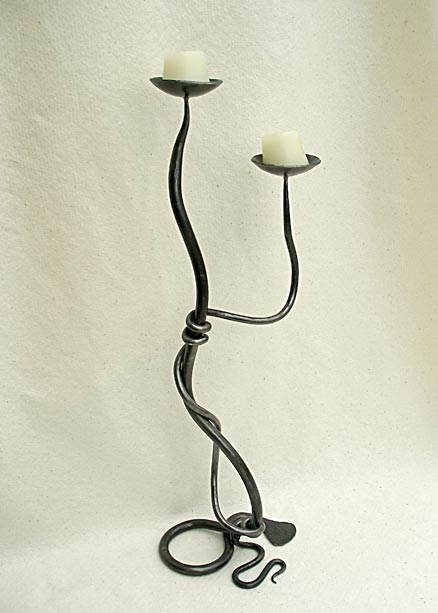 Double Twist Candle Holder