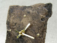 Upright Bronzed Clock